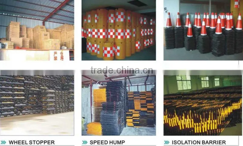 durable rubber traffic speed bump