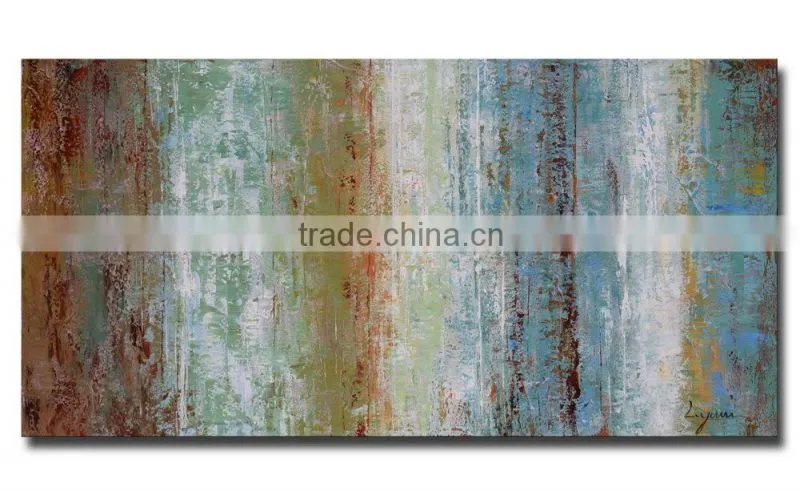 Wholesale Modern Framed Colorful Abastract Oil Painting