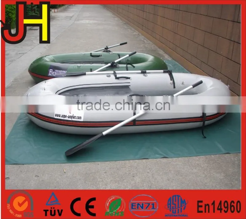 1 Set Portable Inflatable Fishing Boat High Quality PVC Rubber Boat Fishing Boat with Paddles