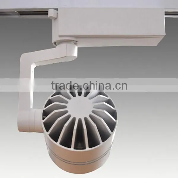 30W black LED COB spotlights for mall