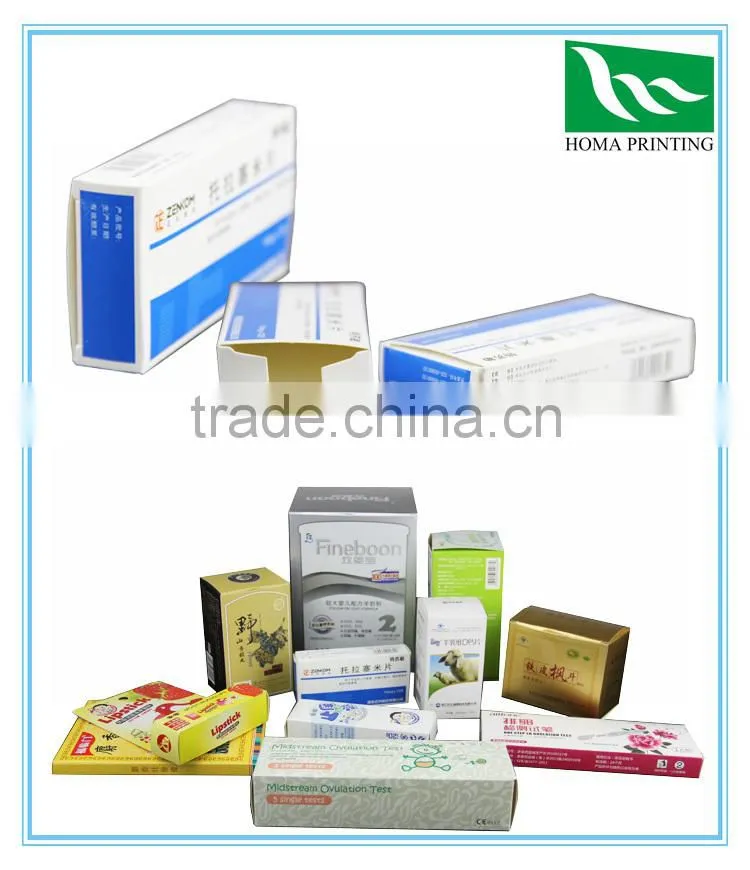 Eco-friendly drug packaging box/drug box /pill box in Hangzhou