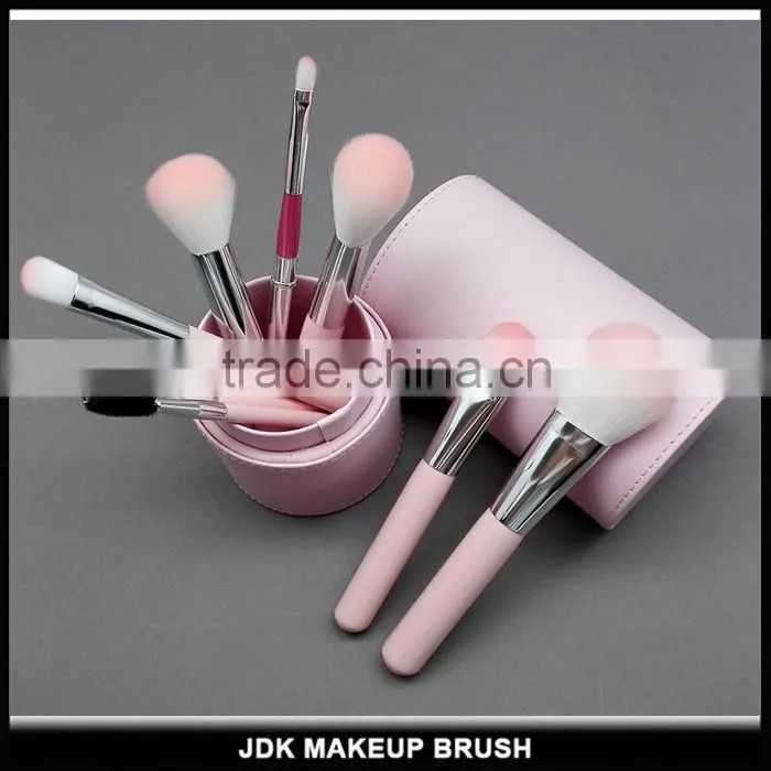 Beauty pink 8 piece brush set makeup tool wholesale makeup brushes private label makeup brush set with case