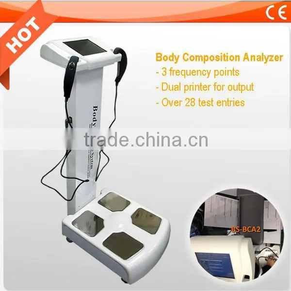 2016 new human body composition health analyzer with built-in printer