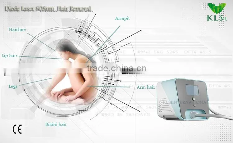 Diode depilation diode laser for hair removal system