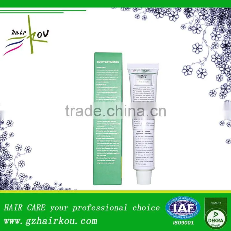 Few ammonia bright hair dyes for fashion men