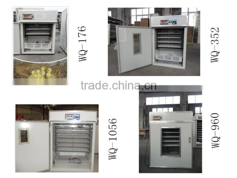 Hot sale 288 quail egg mini incubator price in ChinaWQ-72