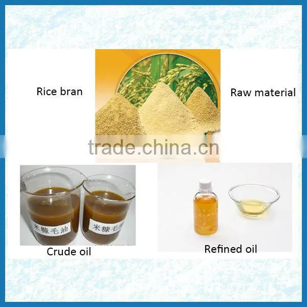 Full continuous rice bran oil mill plant with low consumption