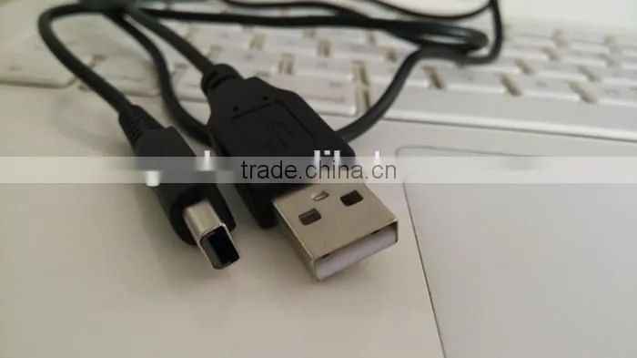 Black usb charger cable / compatible for most video console