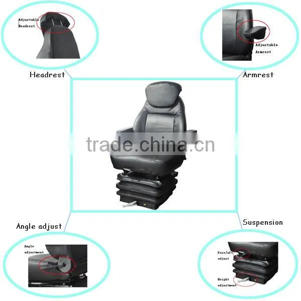 Chinese made universal heavy equipment truck seat for construction
