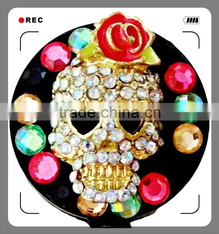 crystal ID Badge Reel,rhinestone yoyo clip