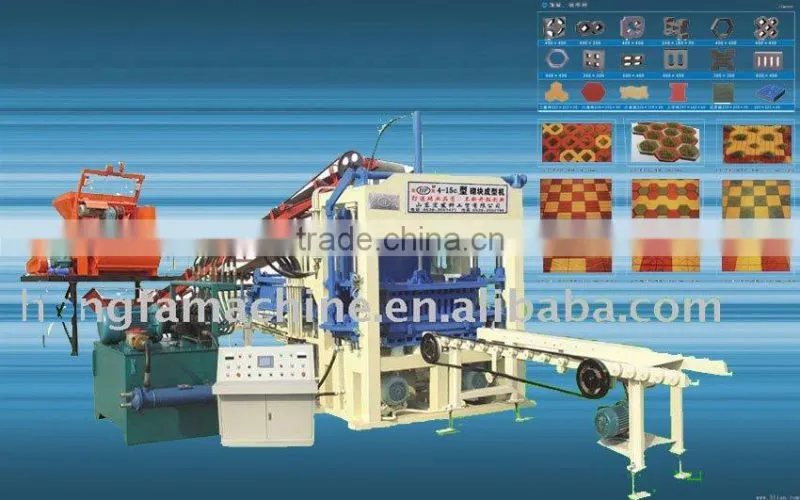 Automatic Grassed Paver Cement Block and Brick Curbstone Making Machine