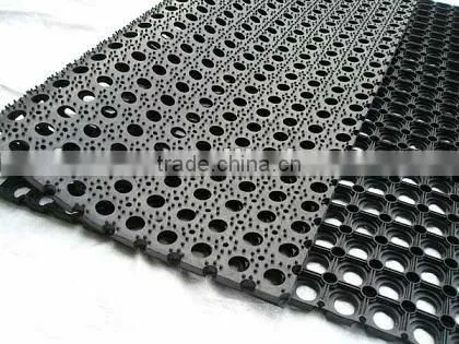 grass protection rubber ring mats/hollow matting 22mm thickness