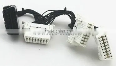 J1962M to 3-J1962F, Splitter OBD2 Cable 1 to 3, 1ft