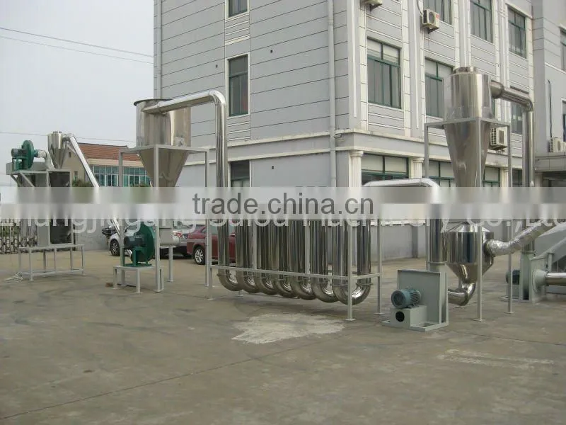 PE flake crushing machine used in recycling line