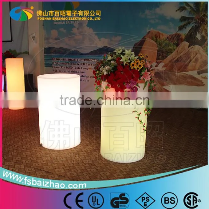 Electronic led plastic ice bucket for beer