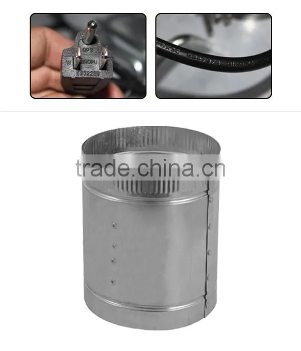 200mm 2680RPM Duct Booster Fan Hydroponic Ventilator Blowers