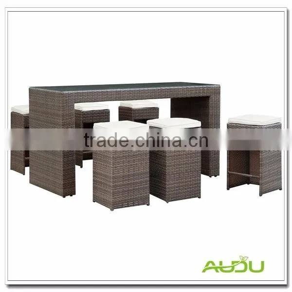 Audu Waterproof Rattan Skye-Outdoor Bar Stool