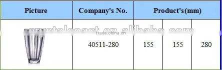 wholesale clear Murano glass for wedding decoration