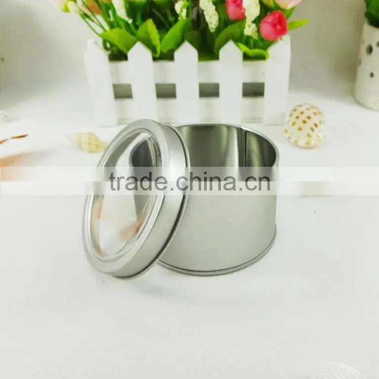 C307F metal clear top tin