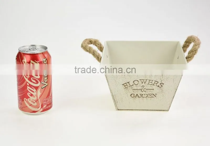 alibaba wholesale antique home decoration beer square galvanized metal bucket