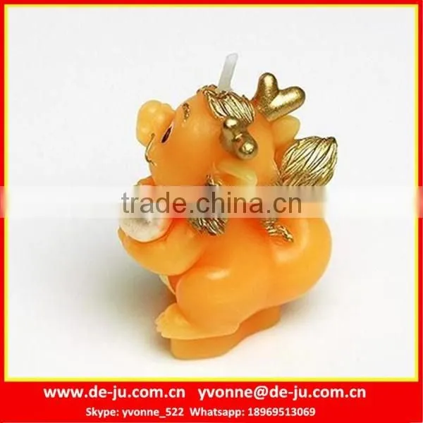 Golden Small Dragon Solid Body Wax Cheap Designer Candles