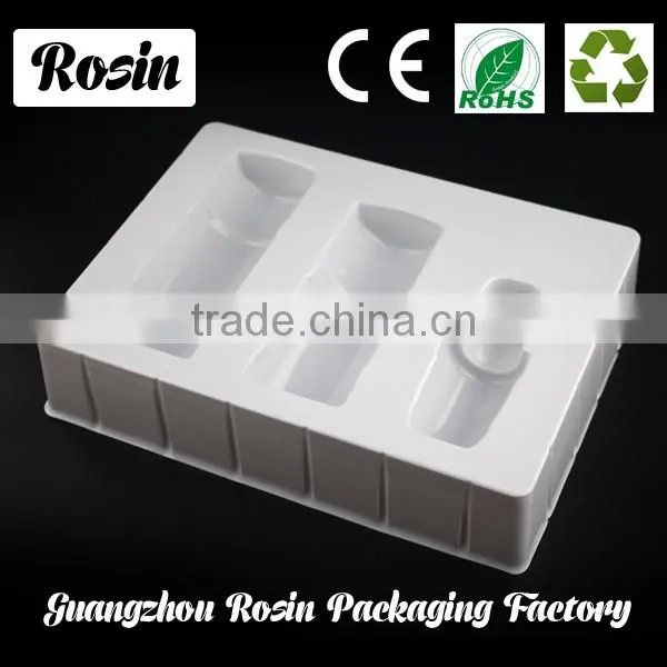 Elegant design(can with logo) Cheap Customize Ps Flocking Tray For Packing Kine And Fork Made In China