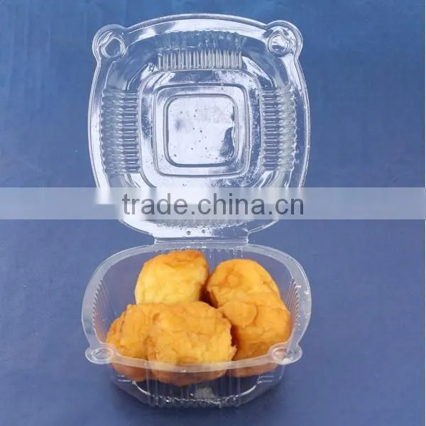high quality plastic container packaging for cake