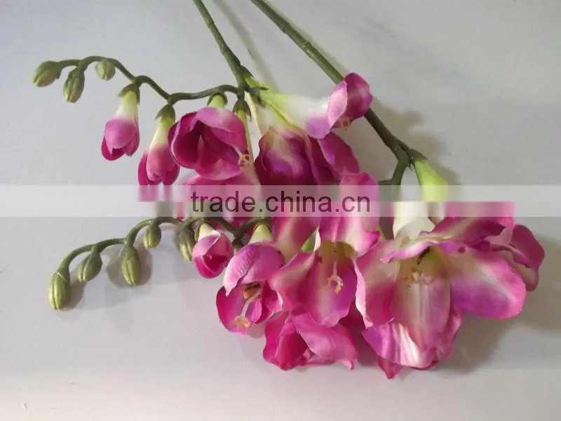 artificial handmade 2-branch orchid flower