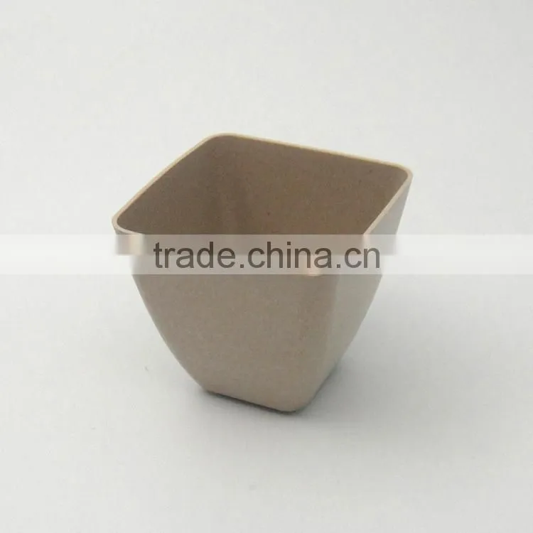 Eco bamboo fiber mini bamboo pot