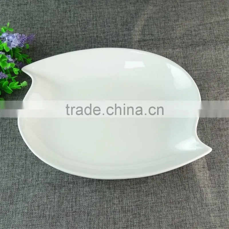 Hot sale practical ceramic dinner plate, ceramic salad bowl for dinner