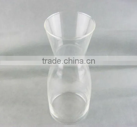 lamp blown glass juice bottle / wine bottle