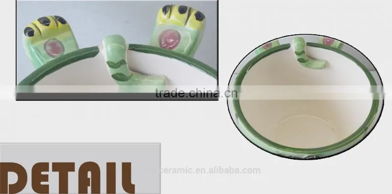 custom printing ceramic animal bowl wholesale