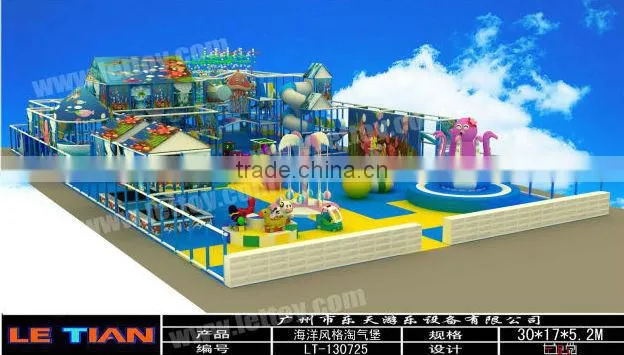 Novel design large scale indoor kids naughty castle LT-0066A