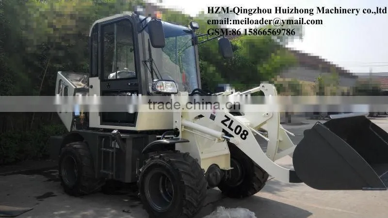 articulated farm mini wheel loader ZL08 for sale