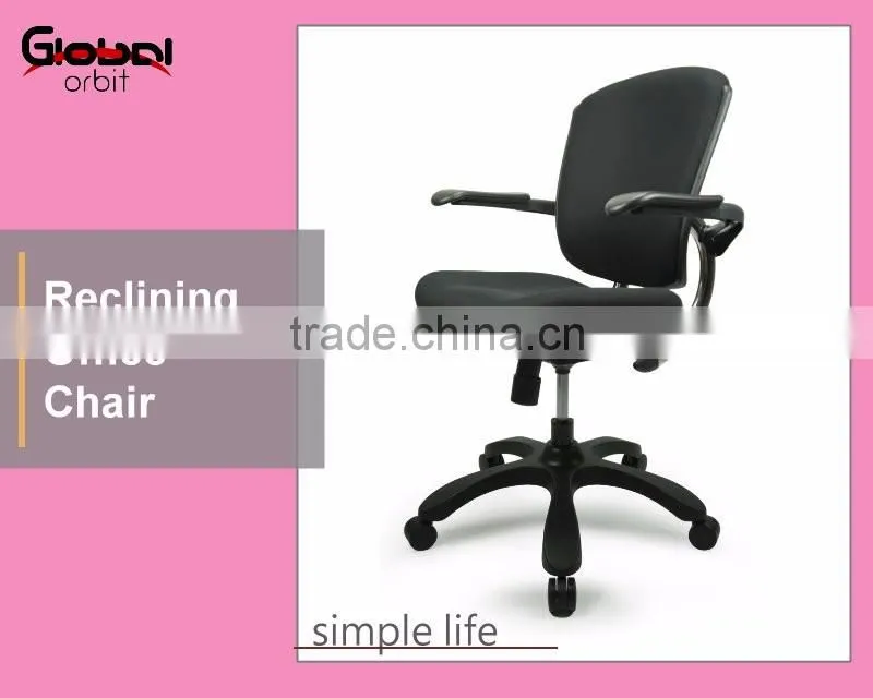 Excellent quality fabric chair without wheels, modern office computer chair