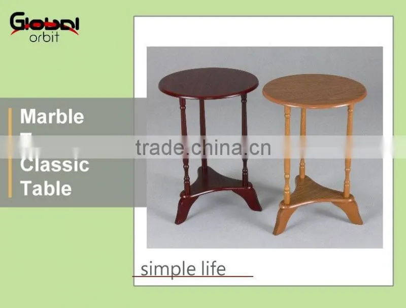 Living room furniture antique marble top coffee table