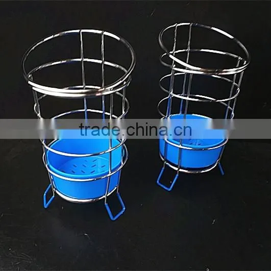 43021 Steel Wire Sink Basket Cutlery Holder Cooking Utensils Storage Kitchen Rack