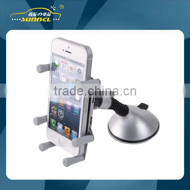 360 Degree Rotating Adjustable Mobile Phone Holder for iPhone 6 , Samsung Galaxy , Smartphones , GPS Devices