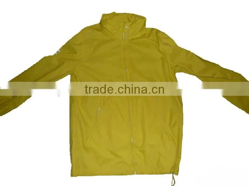 cheap 190T poly adult waterproof raincoat; Mens workwear Raincoat