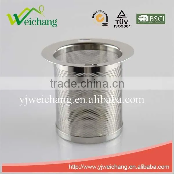 WCA186 Classic style Stainless Steel Mesh Tea Strainer Infuser - Durable and Rust Resistant