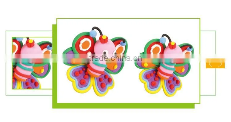 Hot sale kids diy butterflies toys wholesale polymer clay