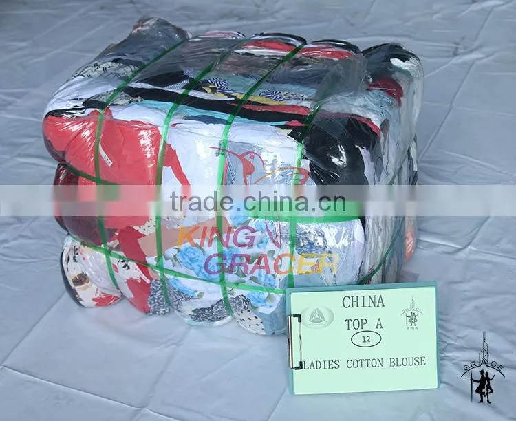 Guangzhou girl Cotton Blouse unsort second hand clothes
