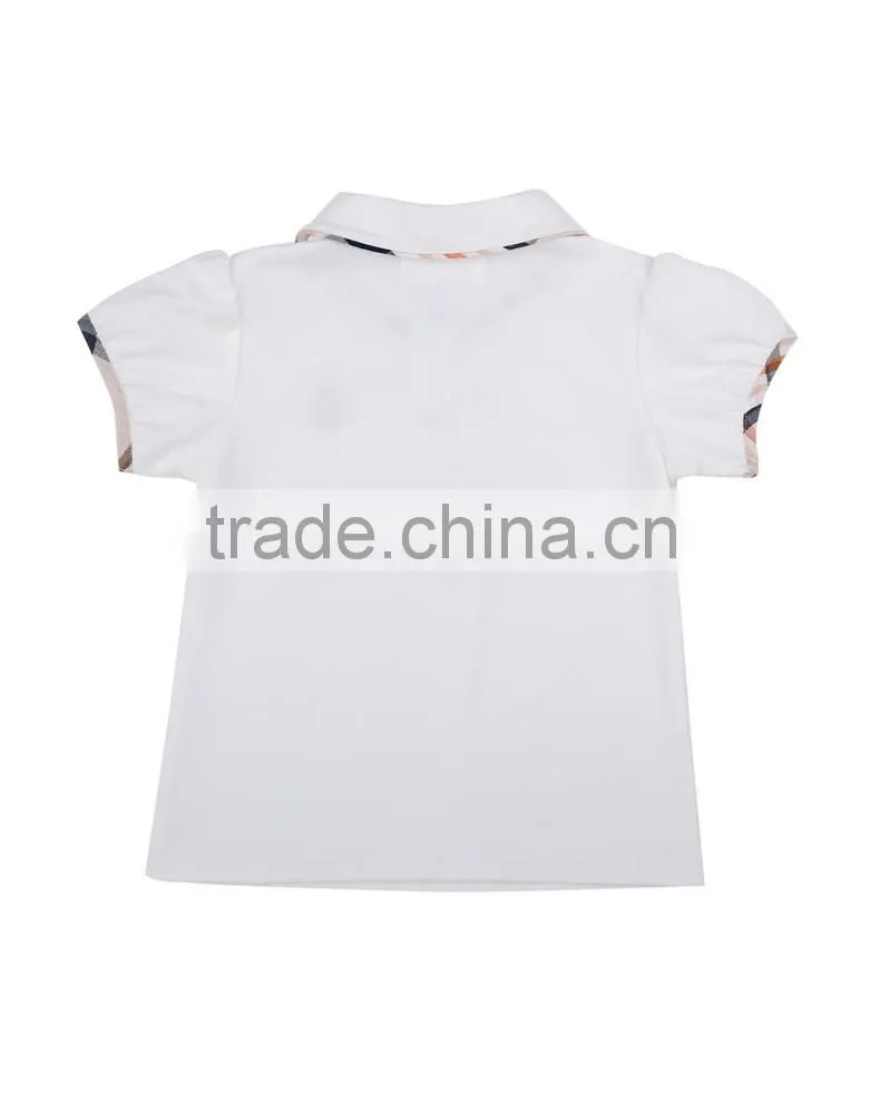 2016 summer t shirt for kids polo t shirt children cheap with short sleeve
