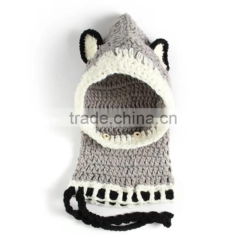 Newest Infants Photo Props Handmade Knitted Crochet Hat Baby Photography LBP20160218-4
