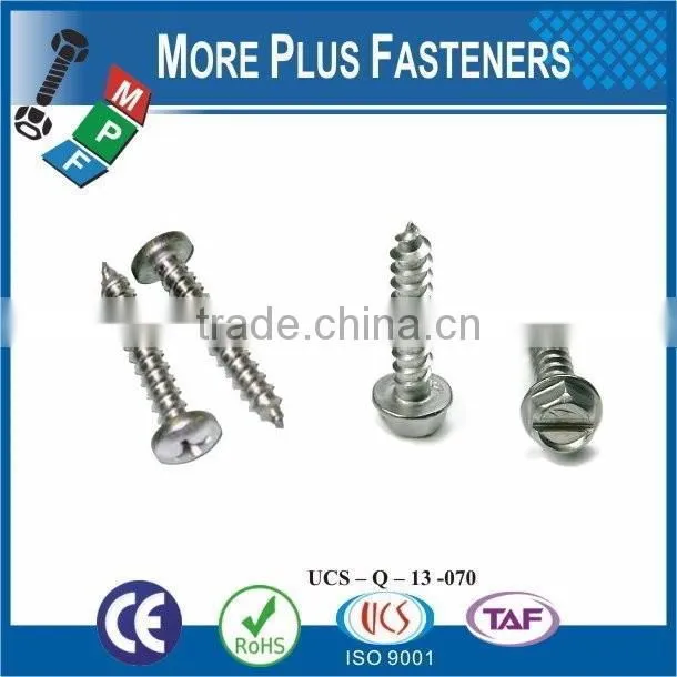 Taiwan Stainless Steel 18-8 Copper Brass Aluminum Sheet Metal roofing bolt