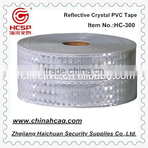 PVC prismatic reflective tape sew on for clothing