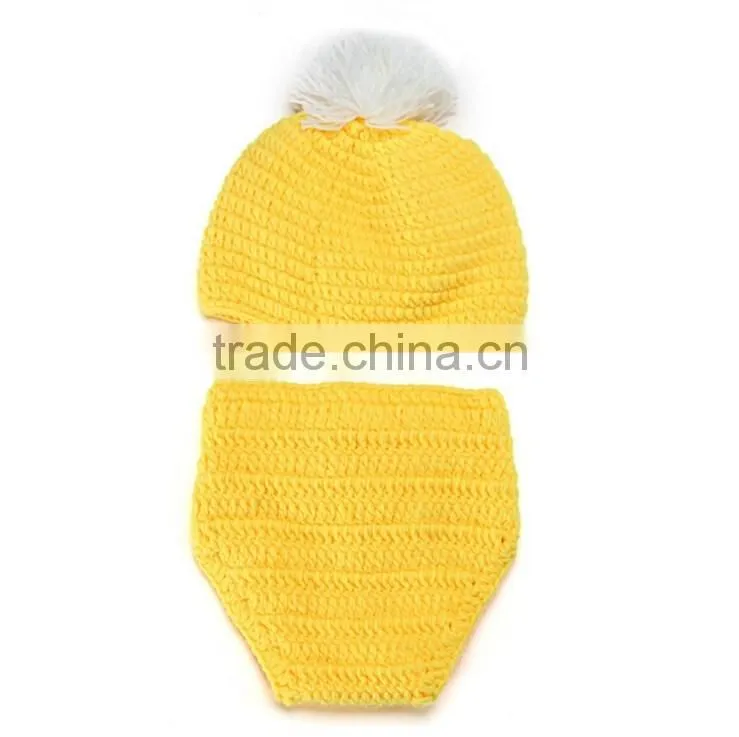 Baby Girls Toddler Infant Romper Jumpsuit Hat Shoes Set Photo Prop Outfits Clothes Duckling