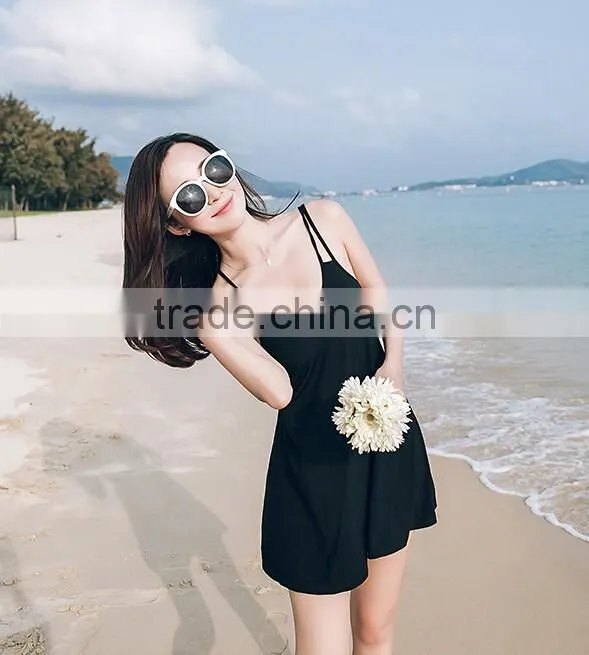 Summer Ladies Sexy Tignt Spaghetti strap Bcakless Mini Party Dress Beach Cocktail Dresses For Women