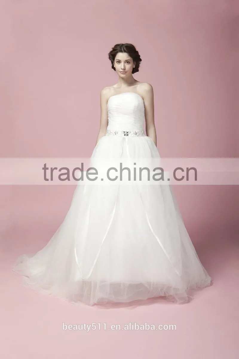 Newest Glamorous Embroidered A-Line Sweetheart Neckline and Sleeveless Floor-Length Lace Wedding Dress AS28102