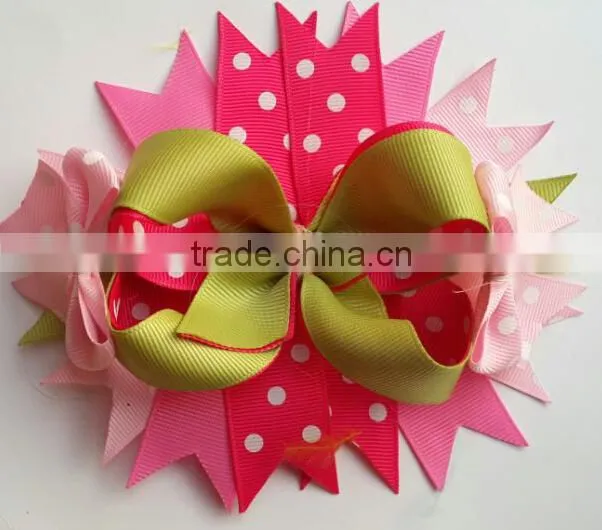 sell hot headdress multicolor flower headband girl hair band